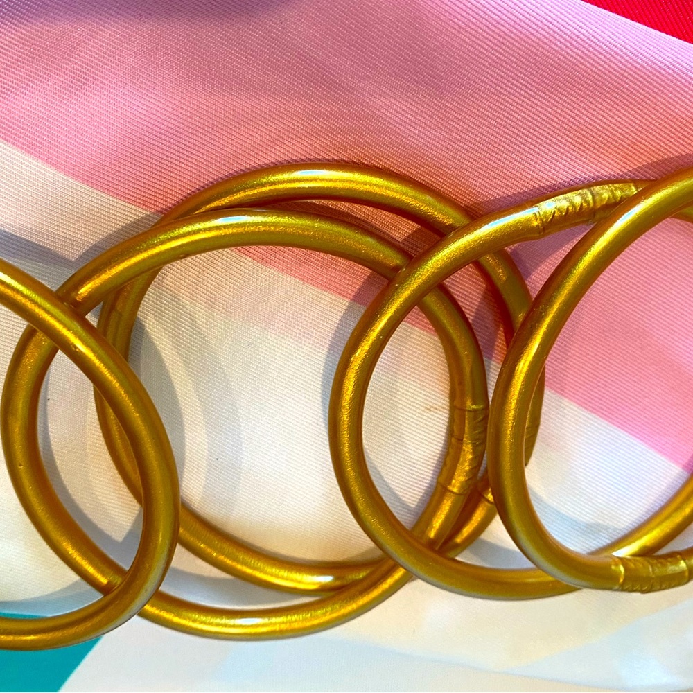 FUN GOLD temple bracelets!!